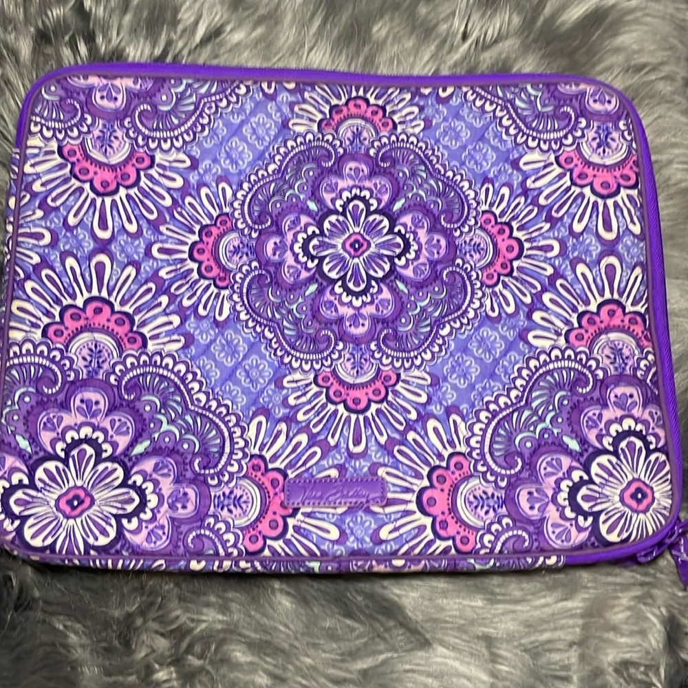 Vera Bradley purple laptop case